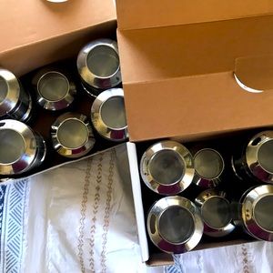 Two sets of See and Store Magnetic storage containers